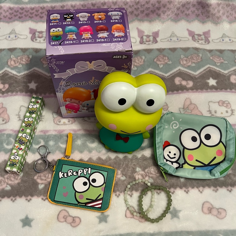 Keropi Frog Toy Set